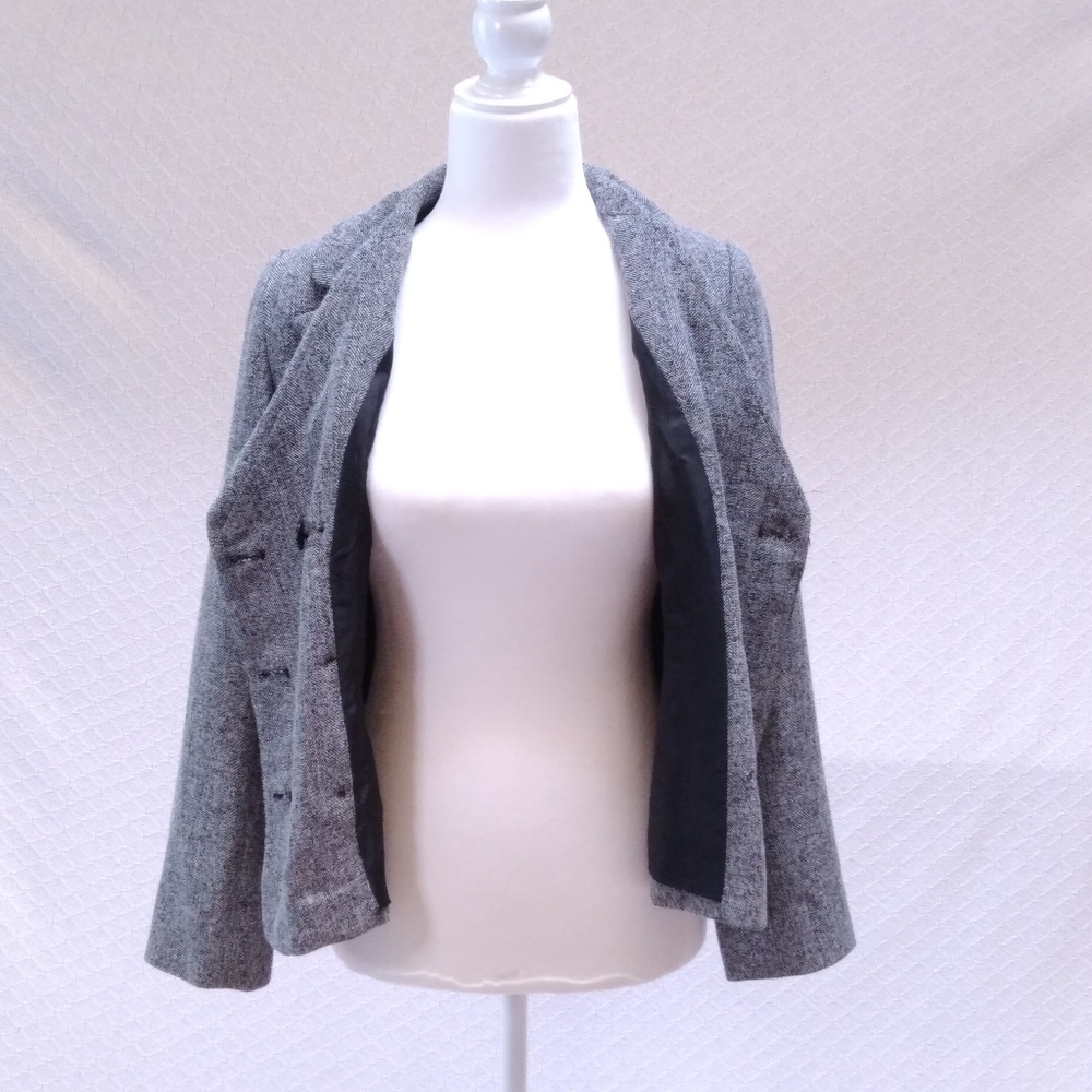 Spiegel Gray Button Up Blazer Jacket - Picture 8 of 9